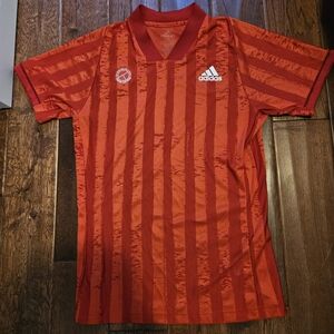 Adidas Red Performance Tennis Tee